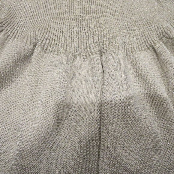 New Maria Di Ripabianca Metallic Knit Top Pullover Sweater I 42 / US 6 / M - Picture 2 of 7